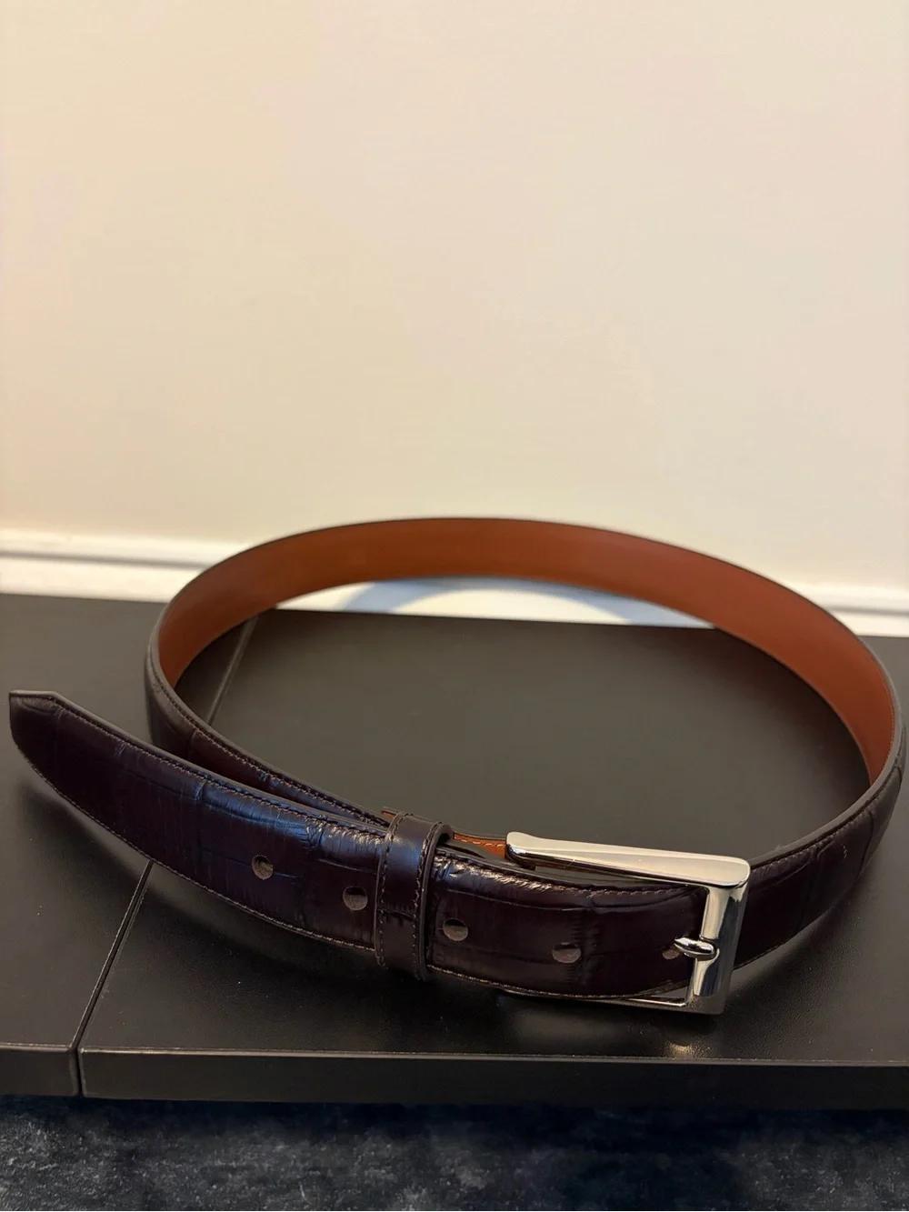 Johnston & Murphy Men’s Leather Belt